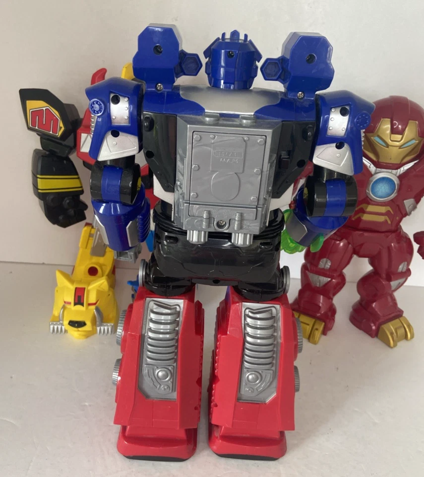 Children's Action Figure Toy Bundle X3, Astrobot Walking Talking, Megazord. GC. - Image 3 of 4