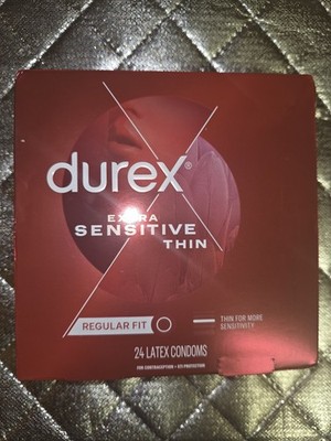 Durex Extra Sensitive Thin Condoms 24 Ct