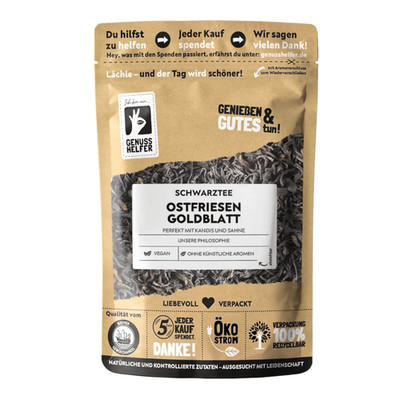 Ostfriesen Goldblatt Schwarztee, 5er Pack Bremer Gewürzhandel, 500g