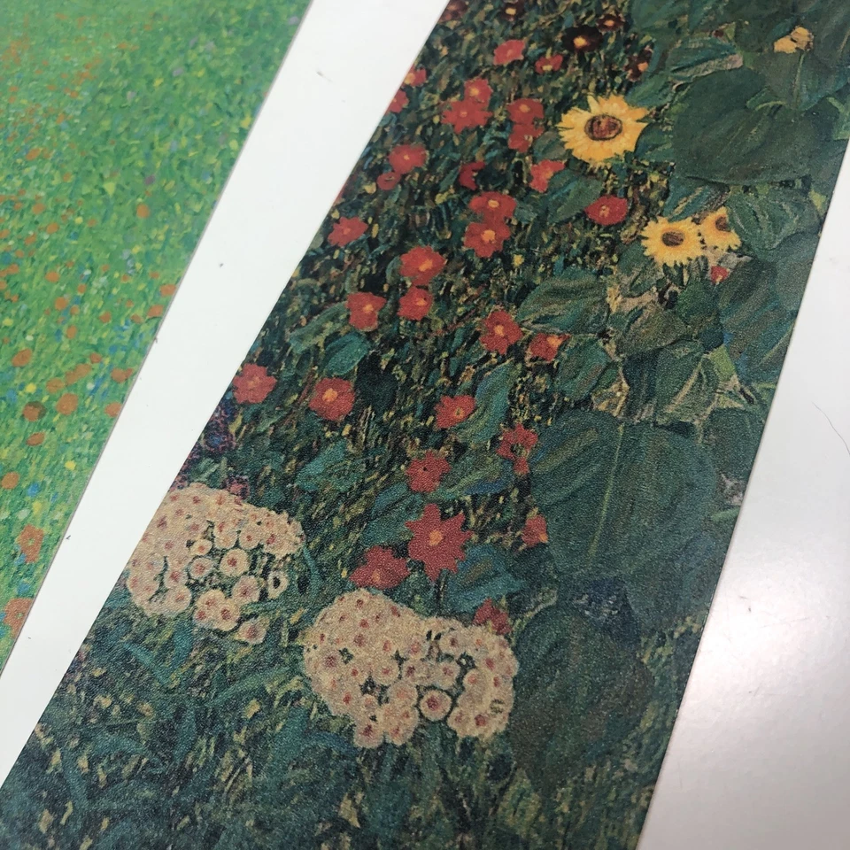 Gustav Klimt Bookmarks Mohnwiese Farm Garden Sunflowers NEUE Art Gallery NYC - Image 2 of 4