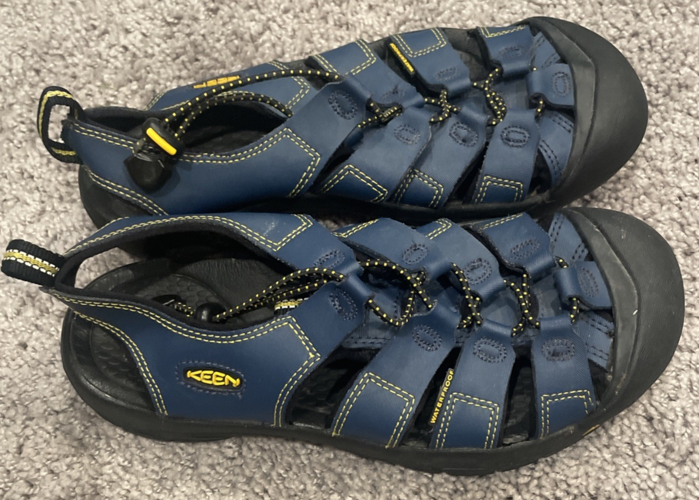 Sandali Keen donna Newport blu navy nero taglia 6 impermeabili fiume escursionismo outdoor