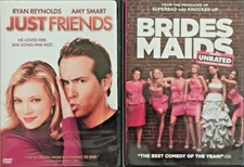 2 DVD Movies Just Friends/Brides Maids Wide Screen Region 1 NTSC VERY GOOD Cond.