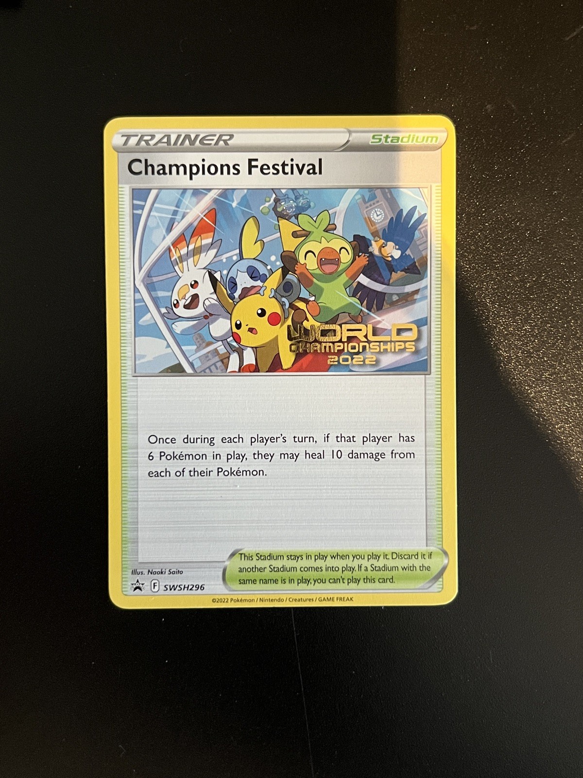 Pokemon TCG Card Champions Festival Swsh296 English Promo 