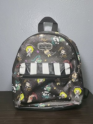 Beetlejuice Mini Backpack Horror Comedy Movie Lydia Sandworms by Bioworld OSFA