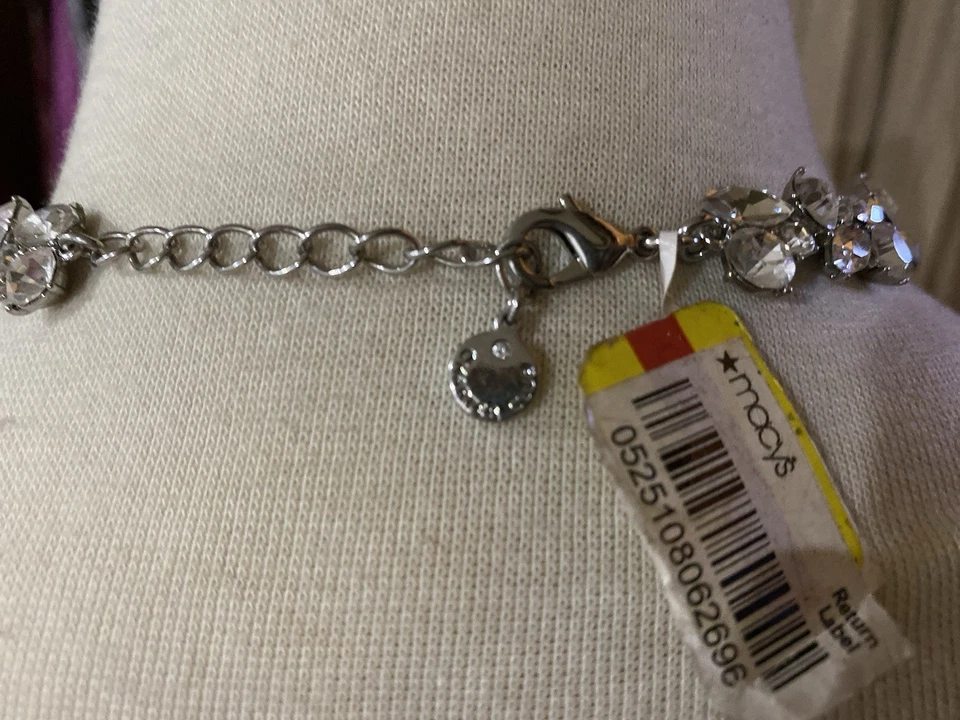 Collar Charter Club para mujer con estrás nuevo con etiquetas Foto 4 de 4