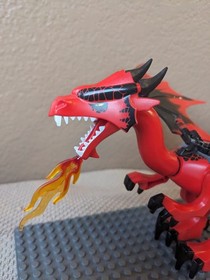 Lego Castle Red Dragon from 70403 100% Complete Medieval 