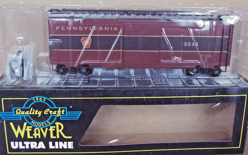 VAGÓN DE CAJA EXPRESS WEAVER ESCALA O ULTRA LINE PRR PENNSYLVANIA PS-1 #2545 2 RIELES NOS | Zustand: Used