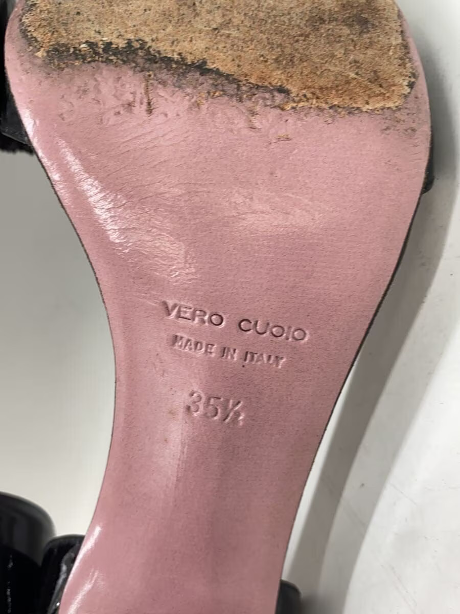 Red Valentino Sandals 35.5 Black Jle84 thumbnail 5