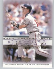 2002 Upper Deck Honor Roll #45 Chipper Jones