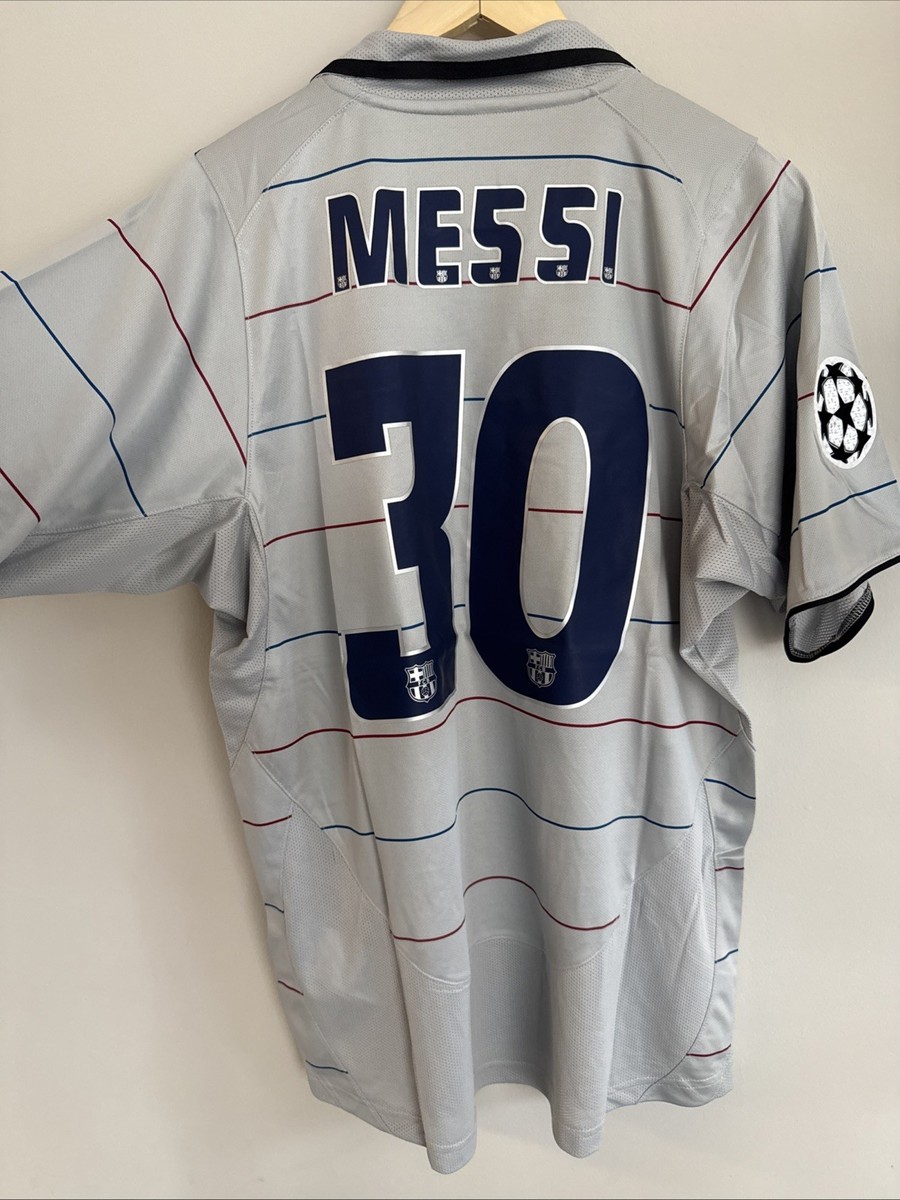 Barcelona away jersey 03-04 Messi Size L | eBay