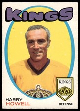 1971-72 O-Pee-Chee *C* Harry Howell Los Angeles Kings #153