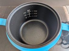 Cuiseur à Riz Mini Voyage Wolfgang Puck - 1,5 Tasse - Vert Inox - Modèle BMRCS030