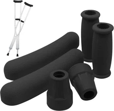 Replacement Crutch Pads 6 Pieces Crutch Accessory Replacement Kit