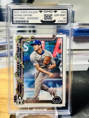 2025 Topps Holiday Shohei Ohtani Dodgers GMG Graded 10 Gem Mint