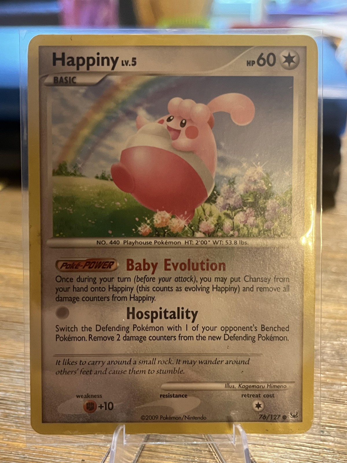 Pokemon TCG Happiny LV.5 76/127 Colorless HP60 Moderately Played Card English