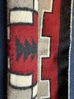 Red Klagetoh Diamond Warped Navajo Rug Saddle Blanket Vintage 27" x 33" $0.99 NR — photo 6