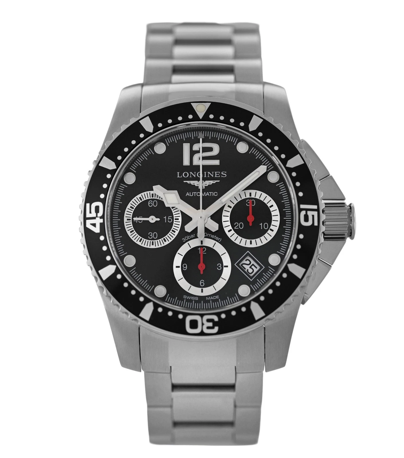 Longines Hydro Conquest L3.744.4.56.6 Data Cronografo 41MM Uomo Automatico
