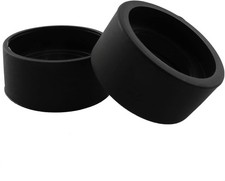 LQ Industrial Eyepiece Eye Cup 1Pair Soft Rubber Cover Black 