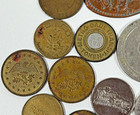 Casino Token Lot 24 Vintage Cruise Ship Arcade Scandinavian Dawn Majesty Tokens — photo 6