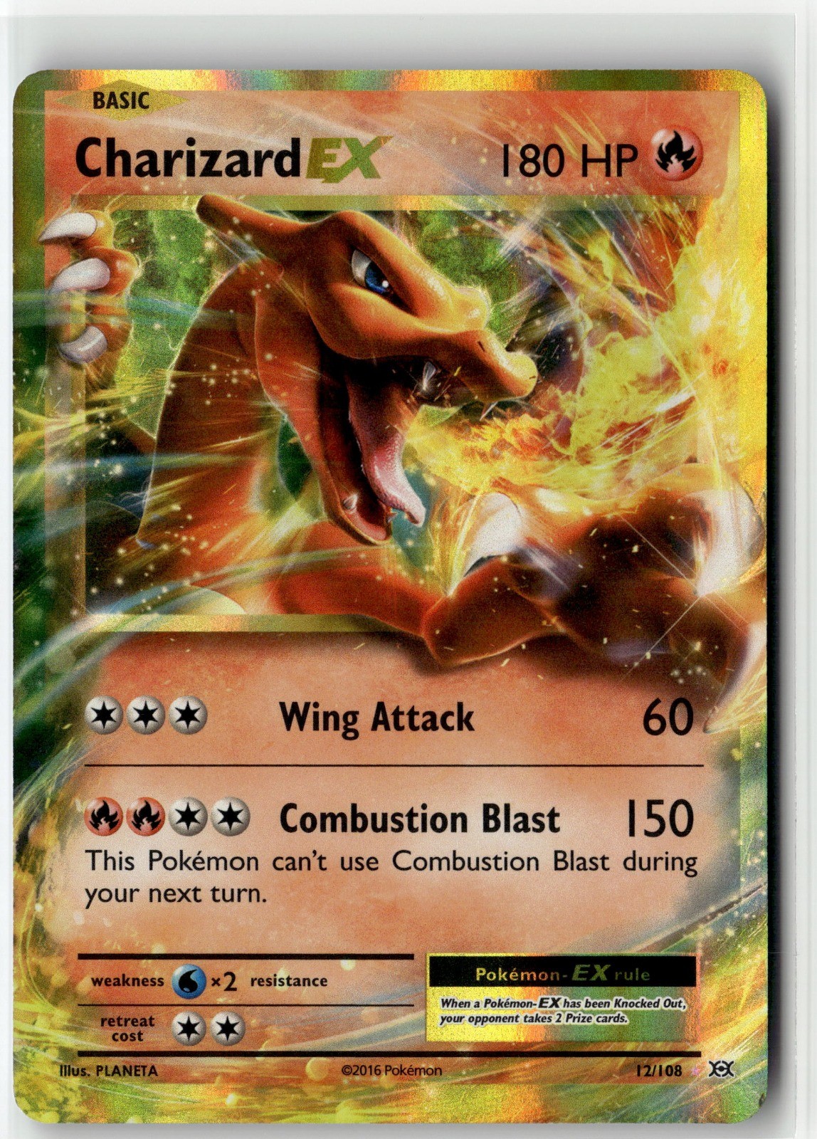 Charizard EX Ultra Rare XY - Evolutions 12/108 Holo NM