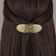 Vintge French Barrettes for Women Celtic Hair Clips Hair Accessory For Girls