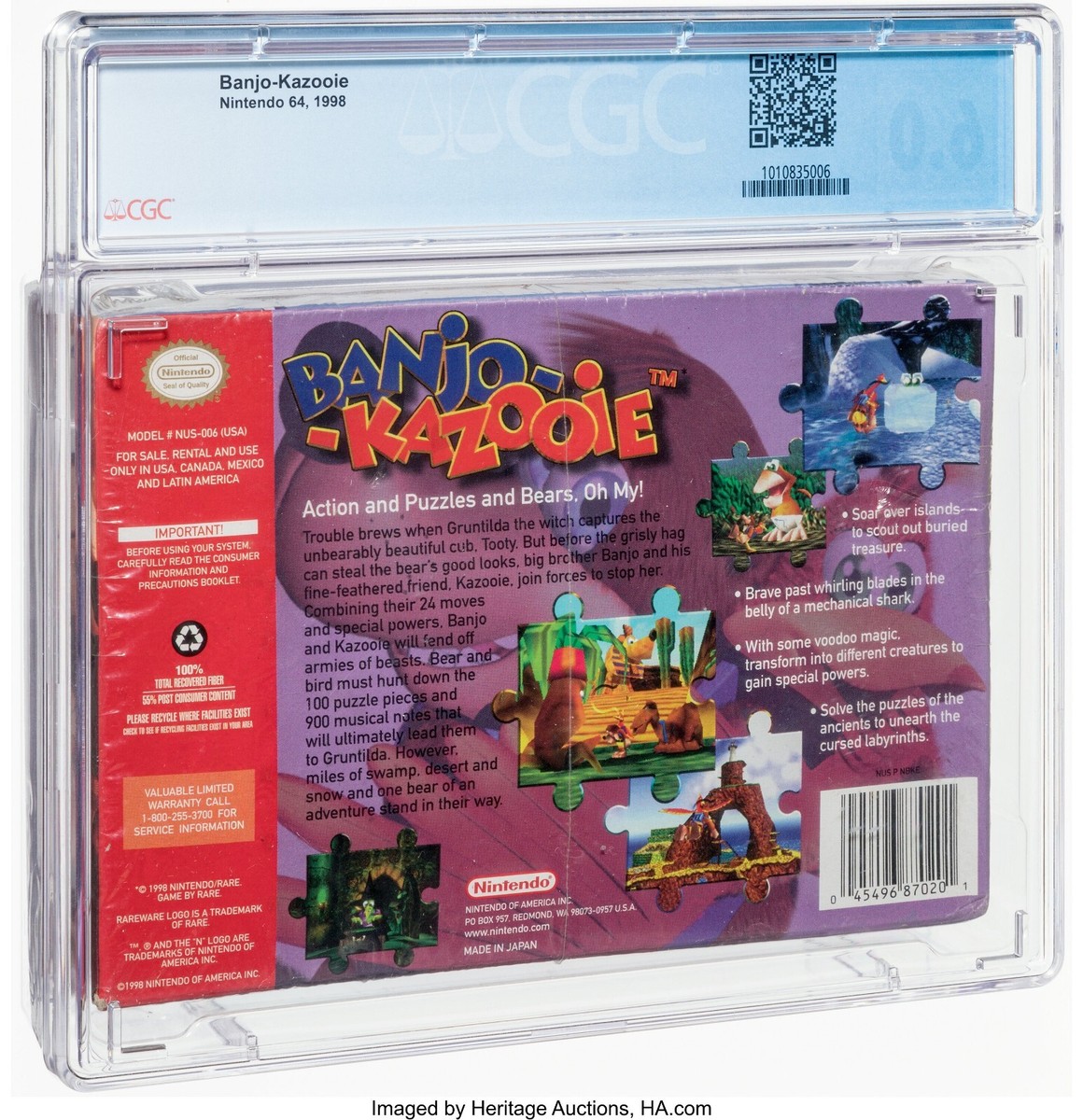 Banjo-Kazooie (Nintendo 64, 1998) for sale online | eBay