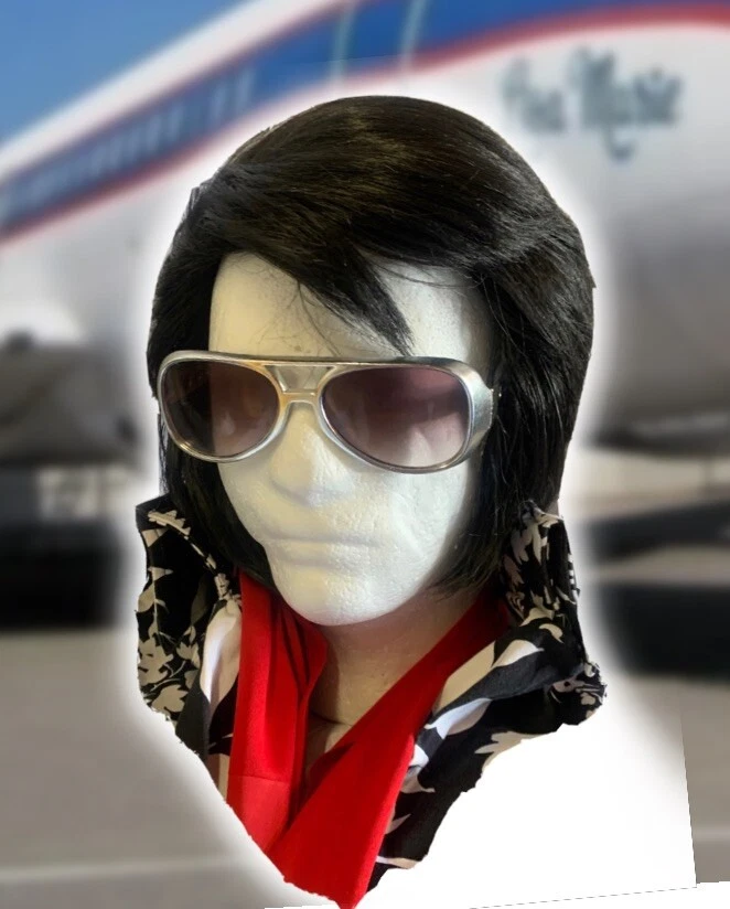 Peluca elvis con patillas laterales - “Cabello Cabello 75-77” ETA - ¡LEER LA DESCRIPCIÓN! Foto 3 de 4