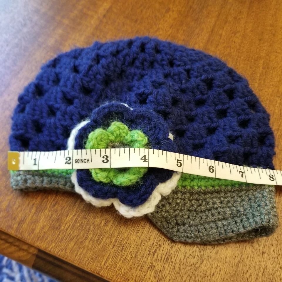 Шляпа-бини Seattle Seahawks Notre Dame сине-зеленая детская для газетчика - Изображение 2 из 4