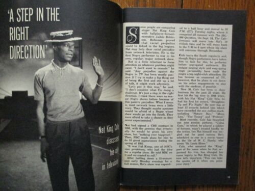 September-1957 TV-Guide (NAT KING COLE/JIMMY DEAN/MARTHA HYER/DANA WYNTER/BETTY WEISS - Bild 1 von 11