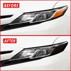 FOR 18-24 Toyota Camry Headlight Amber Side Marker SMOKE Vinyl Tint Overlays