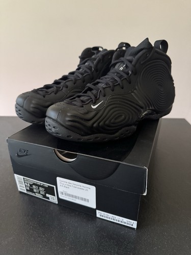 Comme des Garcons x Air Foamposite One Black CDG UK Size 8.5