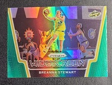 2021 Panini WNBA Prizm Basketball Breanna Stewart Widescreen Green #3 Seattle...