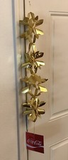 Vintage Coca Cola Store Ceiling Display ~ Christmas Tinsel Spinner Double Sided