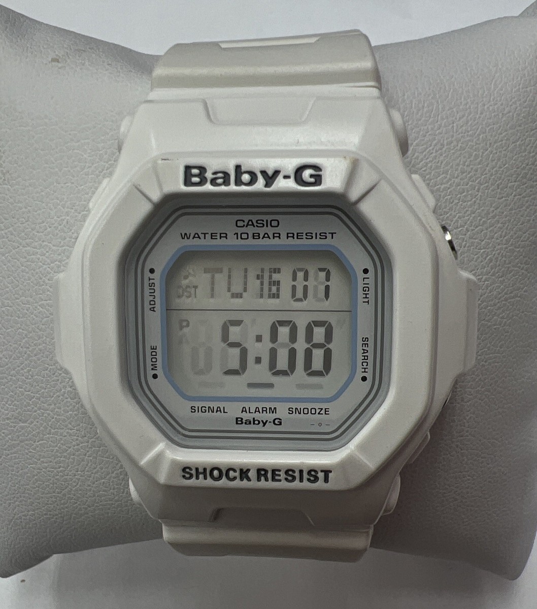 Baby G ホワイト　G-SHOCK 飛行機　WR10BAR Baby G Shock White And Silver Watch | eBay