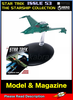 Eaglemoss Star Trek Raumschiff Sammlung Ausgabe 53: Klingon Augments' Raumschiff NEU