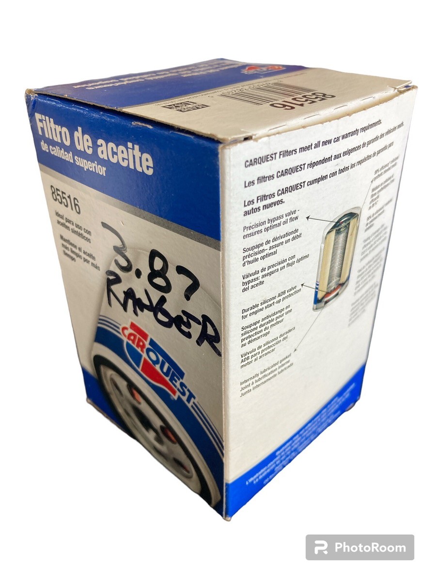 CARQUEST 85516 Engine Oil Filter | Private Label | Easy Installation
