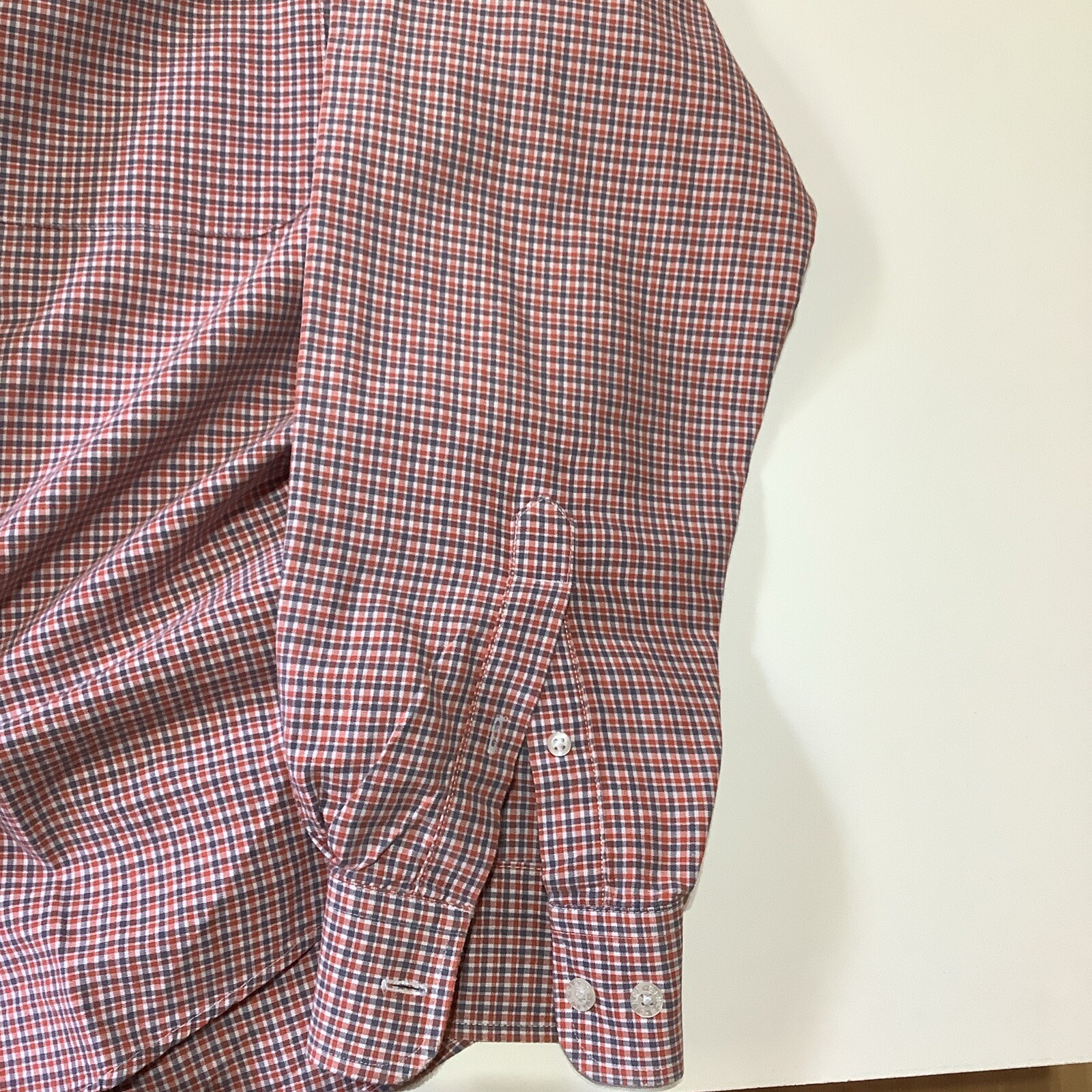 Cinch Long Sleeve Button Down Pink Pattern Size M… - image 6