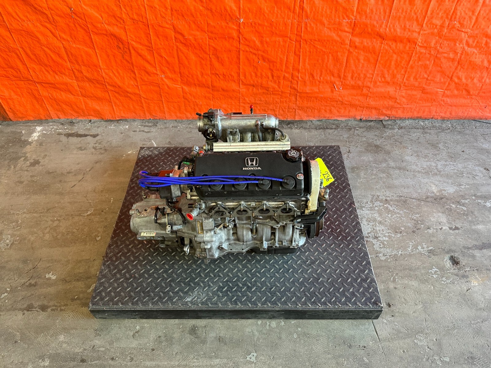 9200 HONDA CIVIC D16Z6 SOHC VTEC ENGINE AND TRANSMISSION SWAP D16