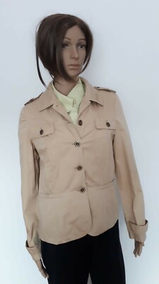 Jacke, Blouson 38 Damen, Blazer, Übergangsjacke, Verse Gr.38, beige