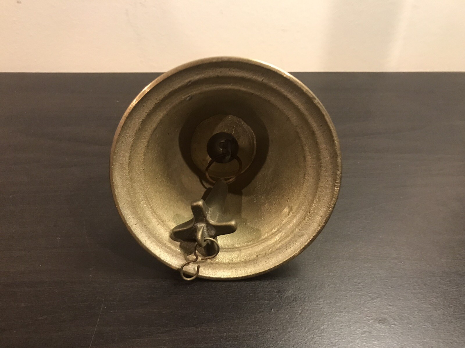 Ornamental collectible brass colored metal bell eBay