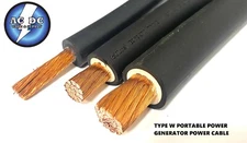 type w portable power cable 2000v generator power cable ( you choose)
