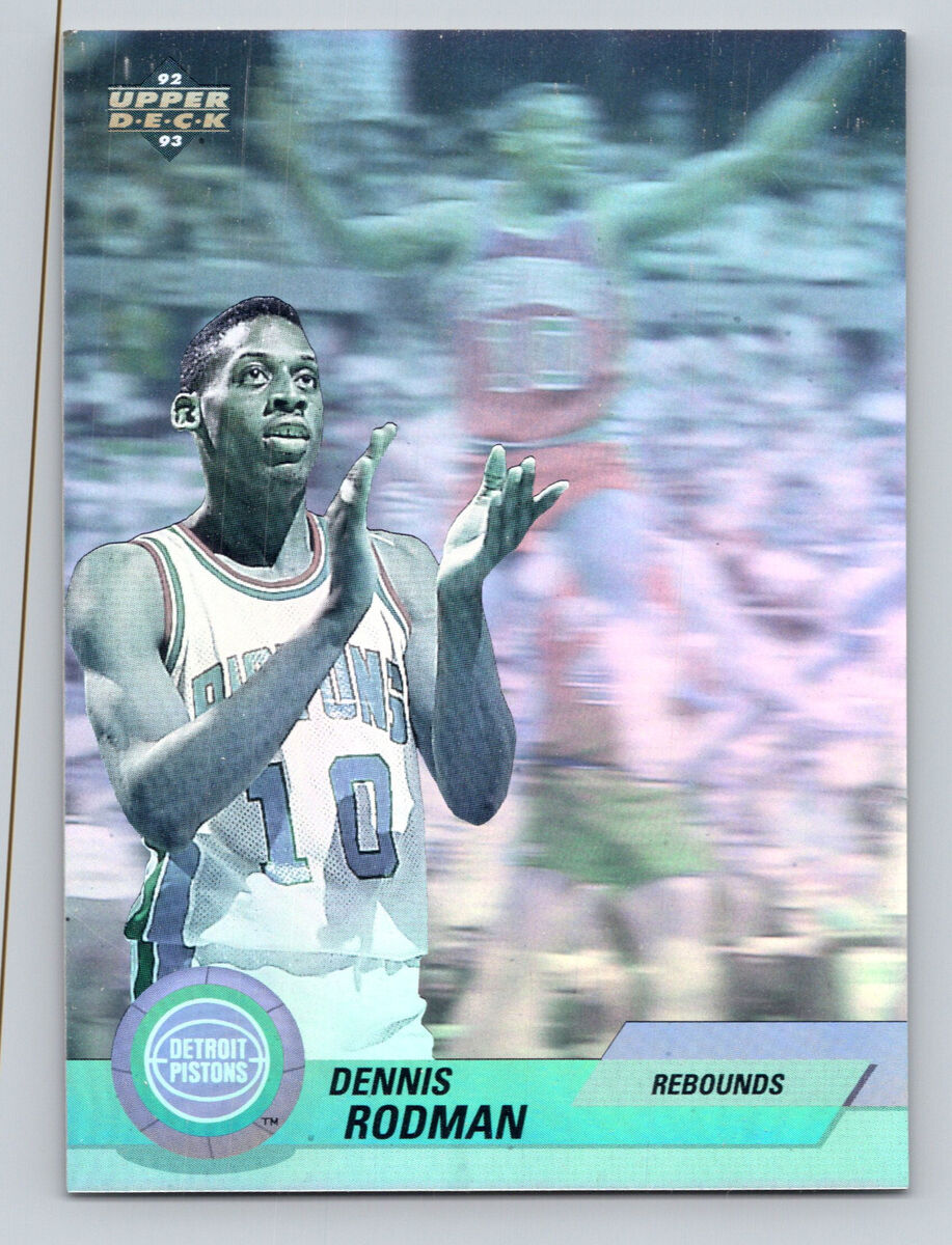 1992 Upper Deck Award Winner Hologram Dennis Rodman #EB3 1992 Upper Deck Award Winner Hologram Dennis Rodman #EB3