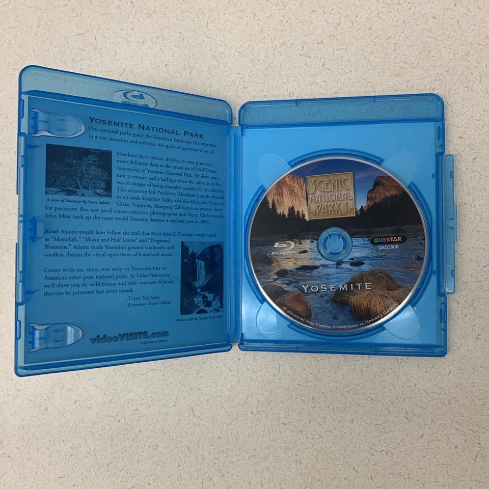SCENIC NATIONAL PARKS YOSEMITE Bluray Disc USA Half Dome Wildlife Grizzly Bear Foto 3 de 4