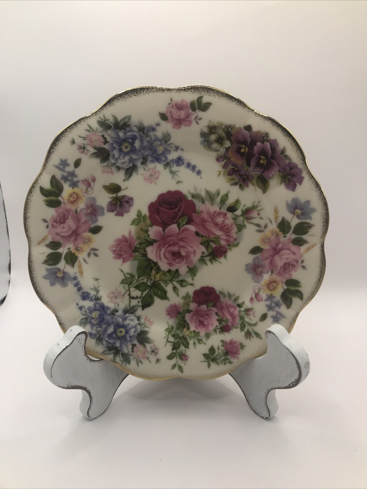 Ornamental Collectibles Colorful Flower 7” Plate eBay
