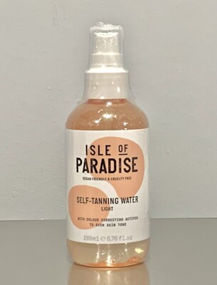 Isle of Paradise Self Tanning Water Light 6.76 oz, 200ml Sealed  (#m1.5)