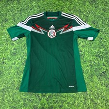 2010 FILA Mexico Mens National Team Soccer #10 Paul Aguilar Jersey Adidas Small