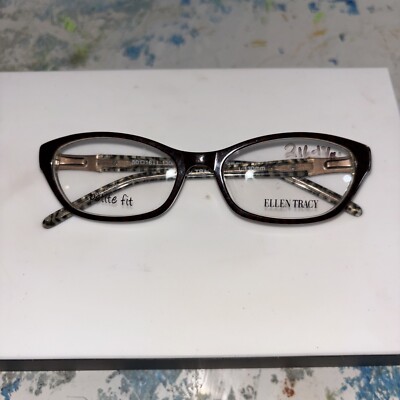 ELLEN TRACY  FRAMES ONLY LONDON BROWN 59/16/130