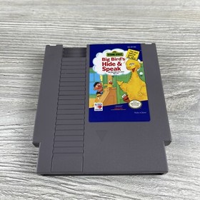 Sesame Street: Big Bird's Hide & And Speak - Nintendo NES Game  Tested