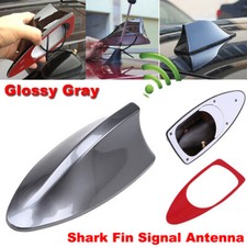 Haifisch Antenne Auto Car Shark Fin Dach AM/FM Radio Tuning Universal Grau