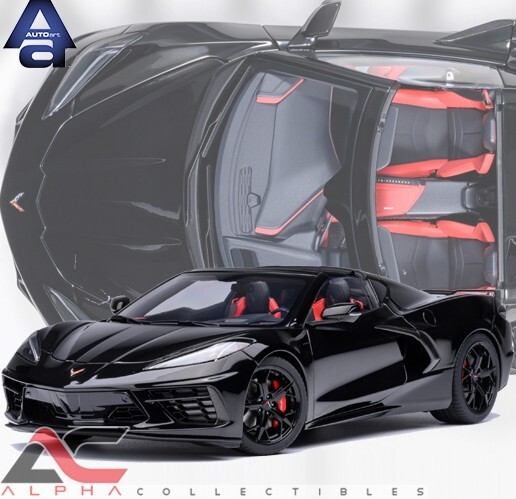 AUTOart　Chevrolet Corvette 1:18 AUTOART 71280 1:18 CHEVROLET CORVETTE C8 STINGRAY Z51 (BLACK